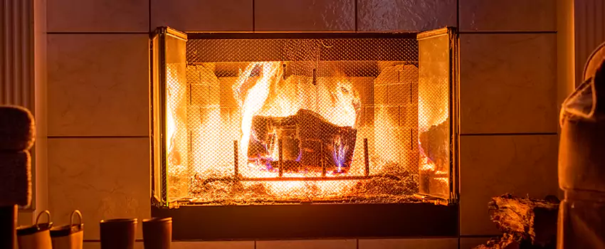Mendota Hearth Landscape Fireplace Installation in Loveland, Colorado