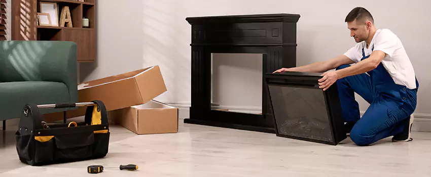 Old Rusted Metal Fireplace Repair And Replacement in Loveland, CO